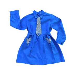 1960's Blue Dress/ Blouse / 5-6Y