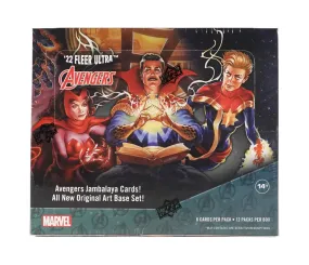 2022 Upper Deck Marvel Fleer Ultra Avengers Hobby Box 12 packs per box, 6 cards per pack