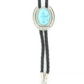 22108 Horseshoe w/Blue Stone Bolo