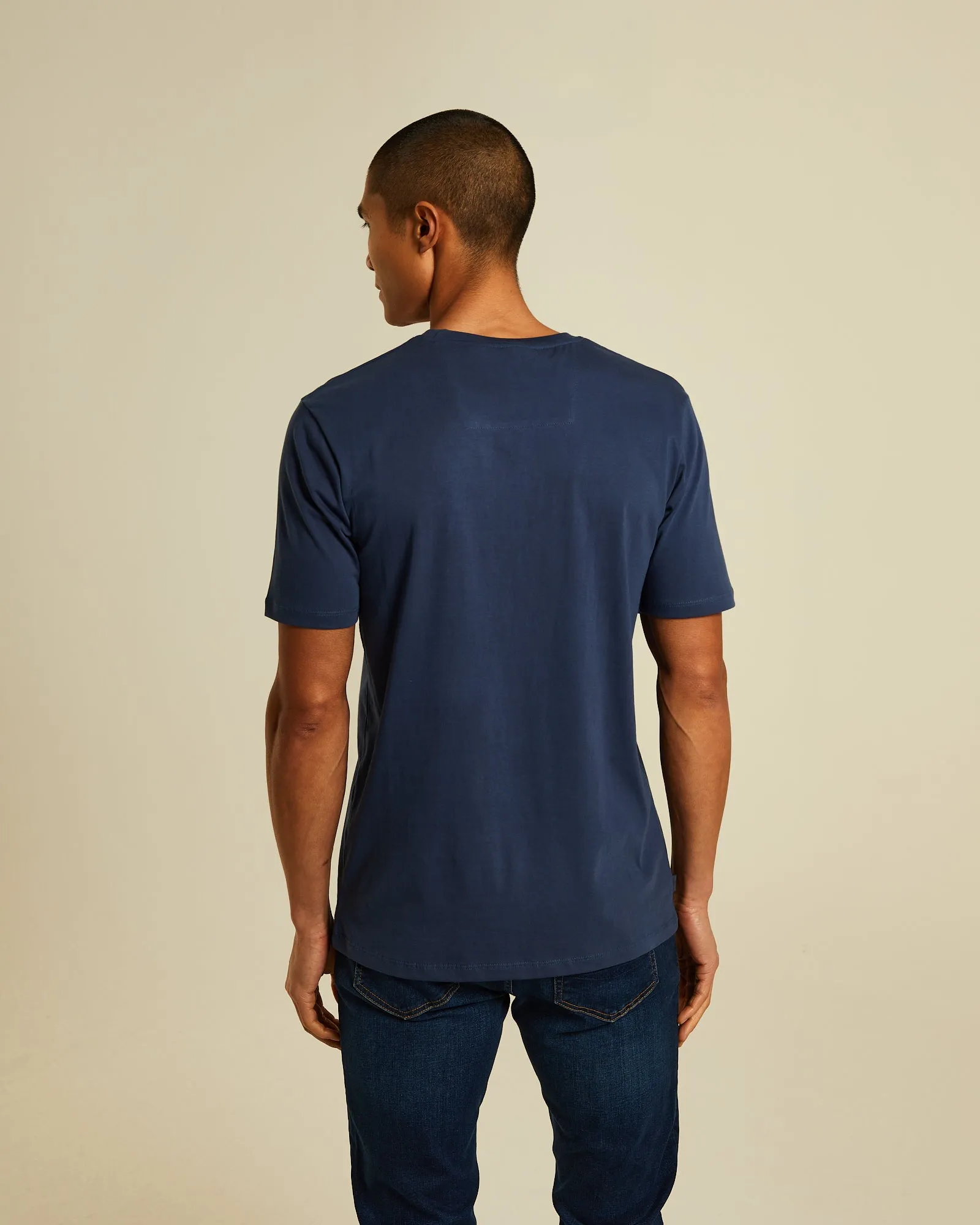 Adams Tee Indigo Navy