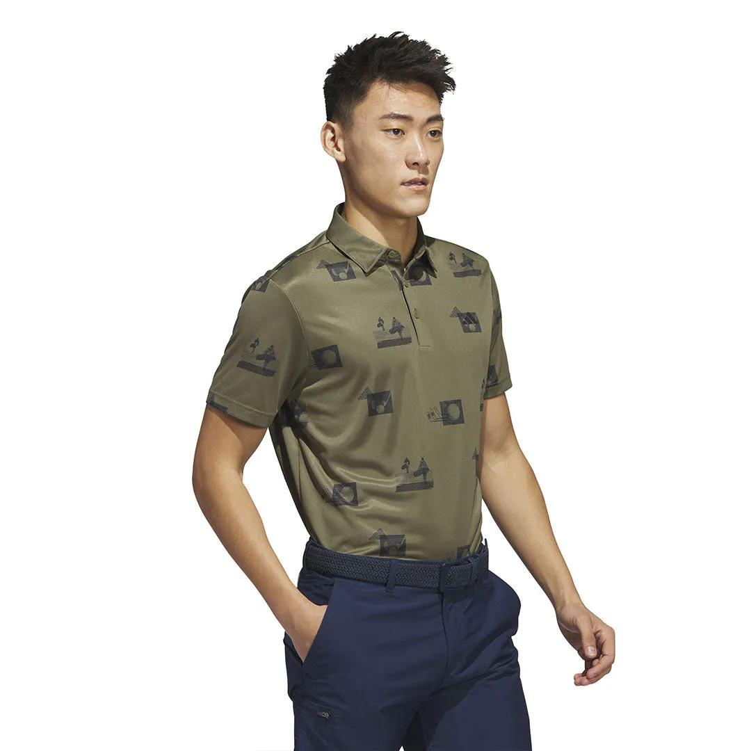 adidas - Men's Allover Print Polo (HR7999)