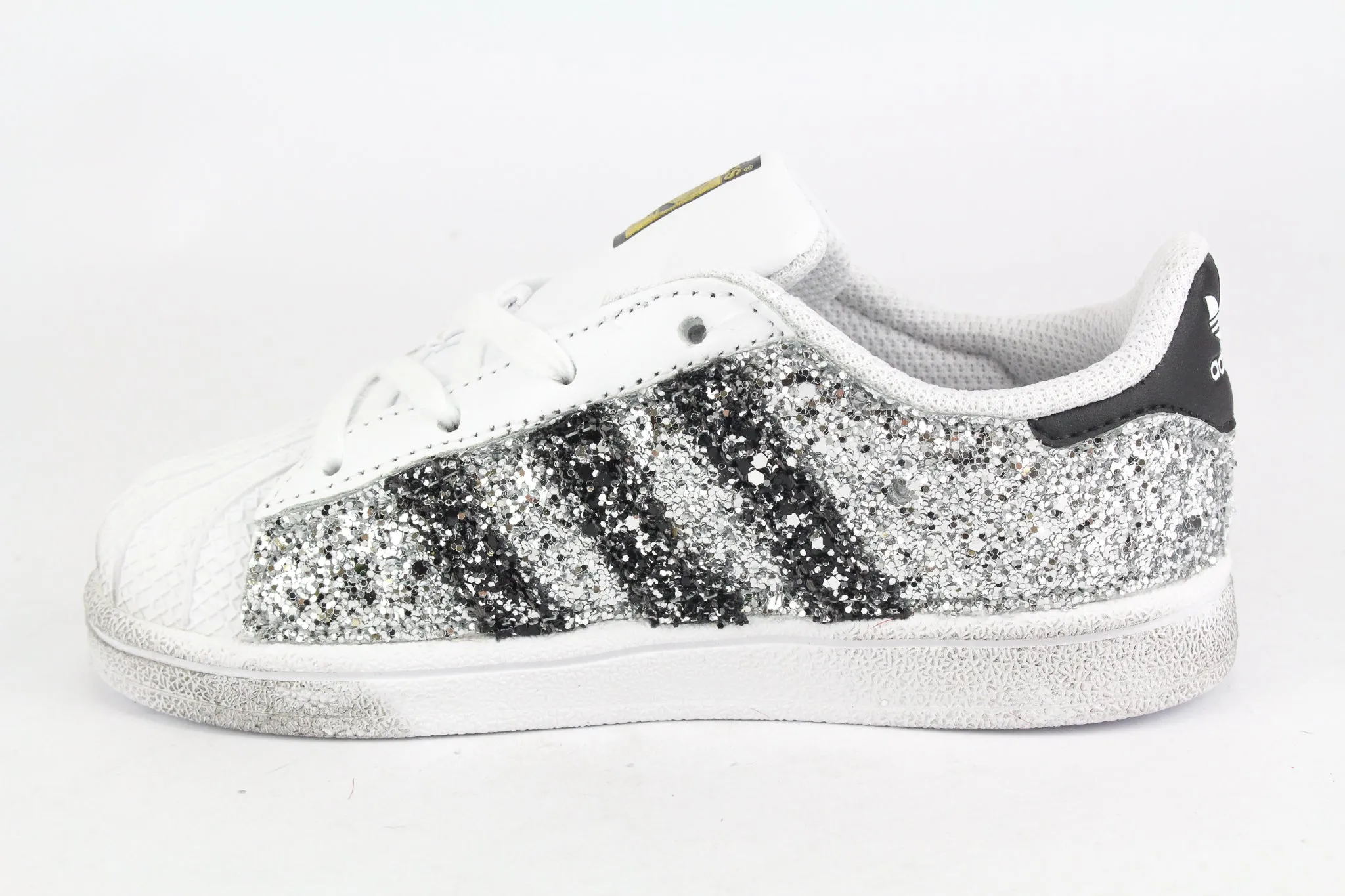 Adidas Superstar J Total Glitter