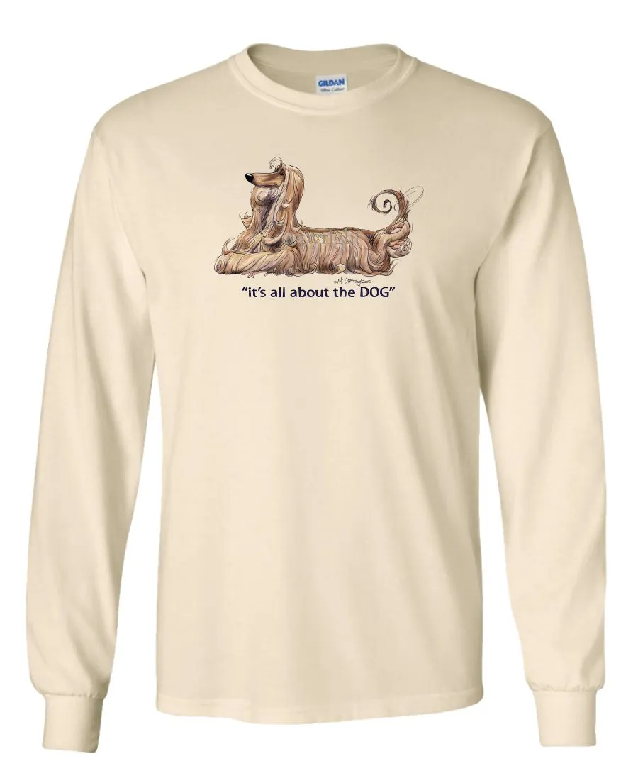 Afghan Hound - All About The Dog - Long Sleeve T-Shirt