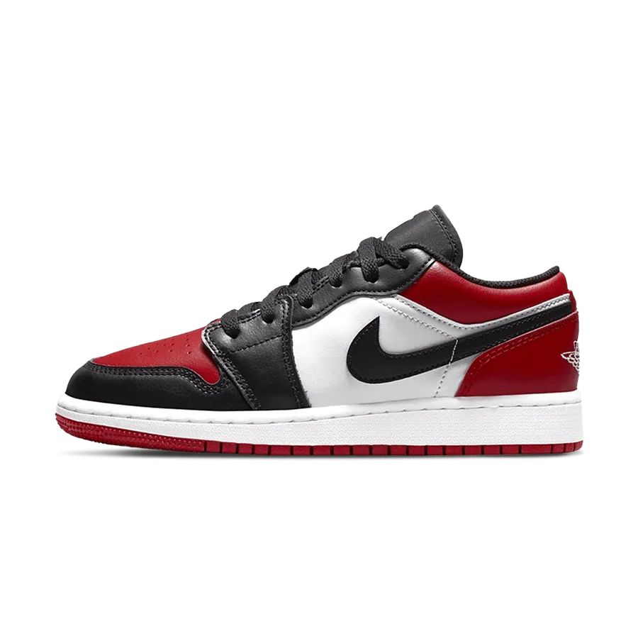 Air Jordan 1 Low GS 'Bred Toe'