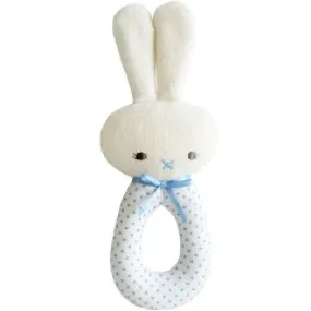 Alimrose - Bunny Grab Rattle Spot - Blue