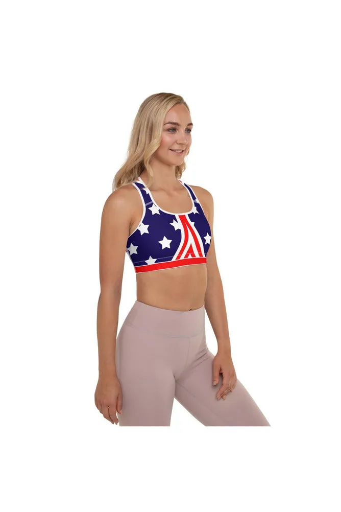 American Patriot Padded Sports Bra