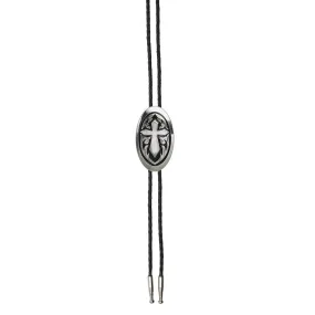 AndWest Men's Baroque Cross Bolo Tie