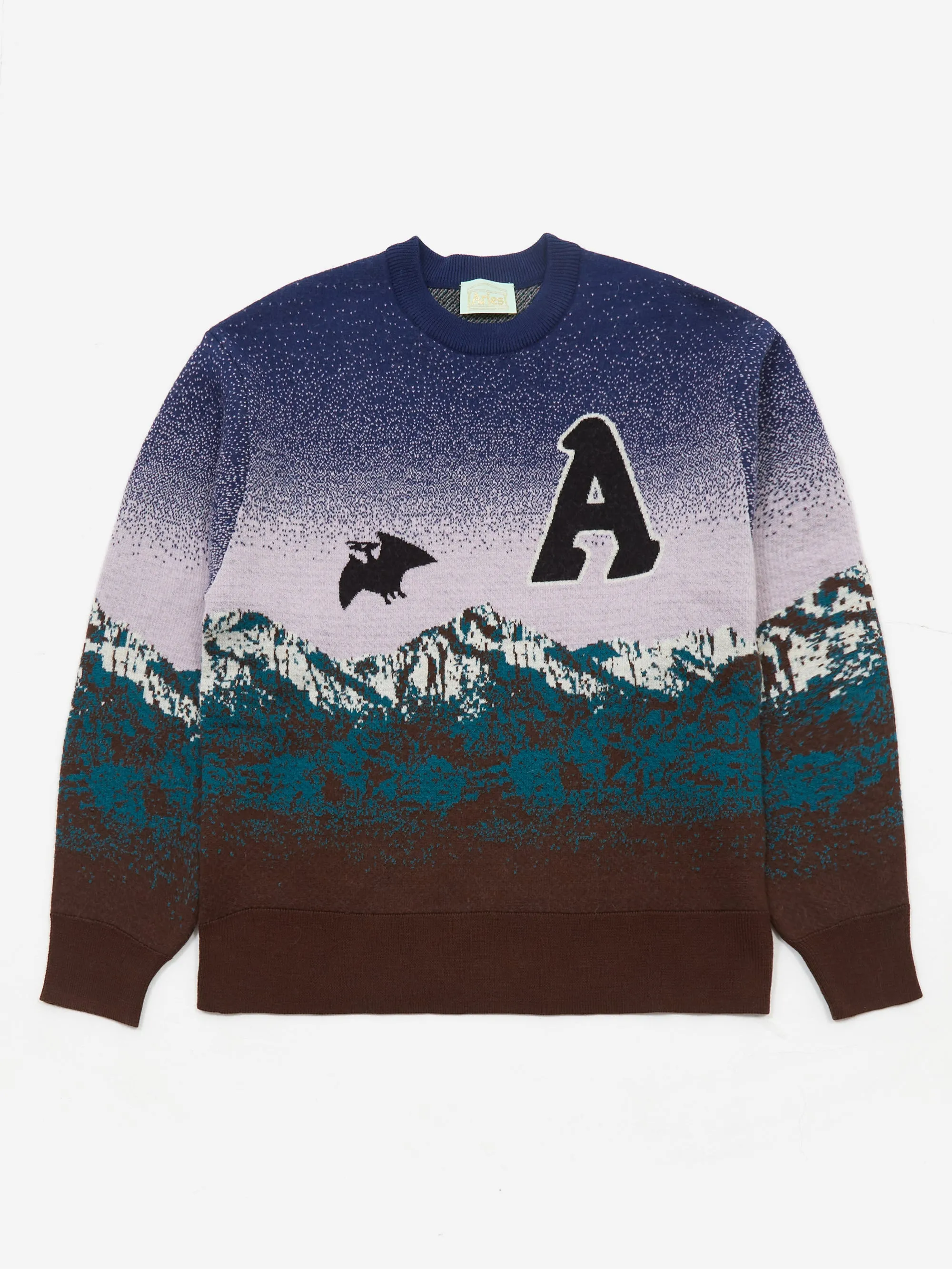 Aries Cave-they Jumper - Indigo