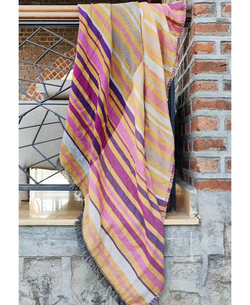 Autumn Stripe Throw