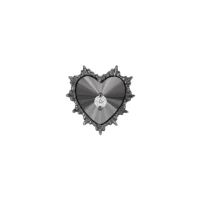 Bad Romance - CZ   Rhodium - Threadless End