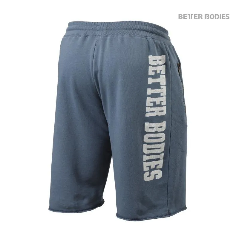 Better Bodies Big Print Sweat Shorts - Ocean Blue