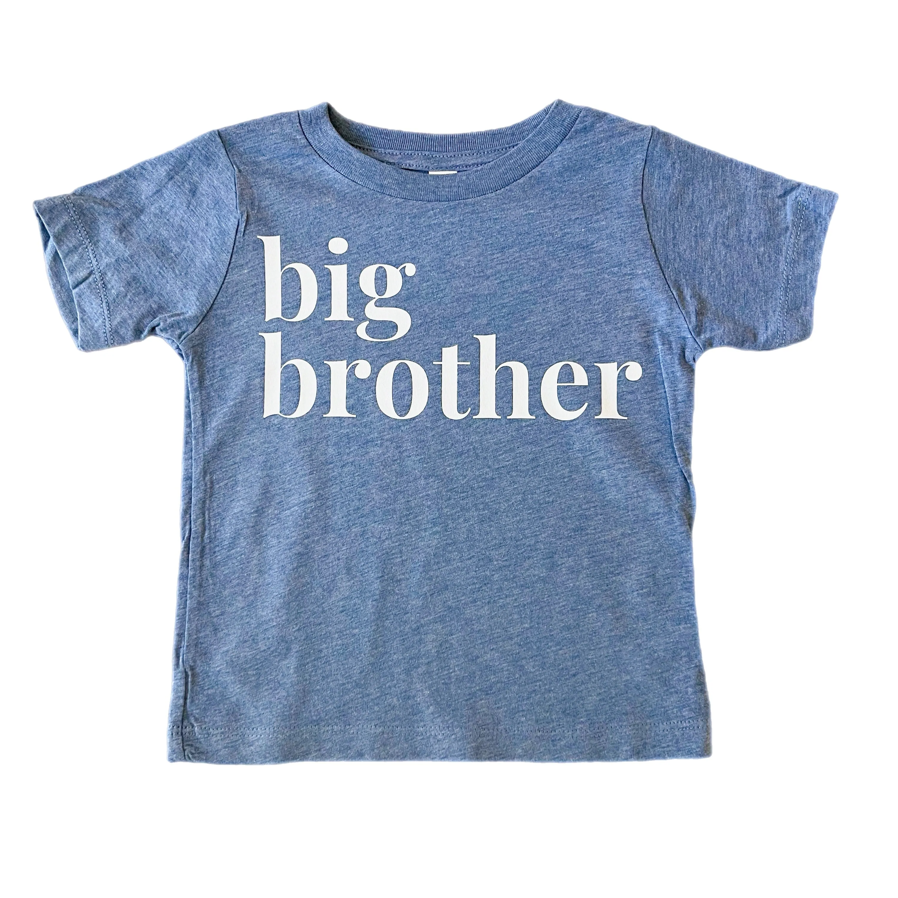 Big Brother Organic Tee | Heathered Blue | Assorted