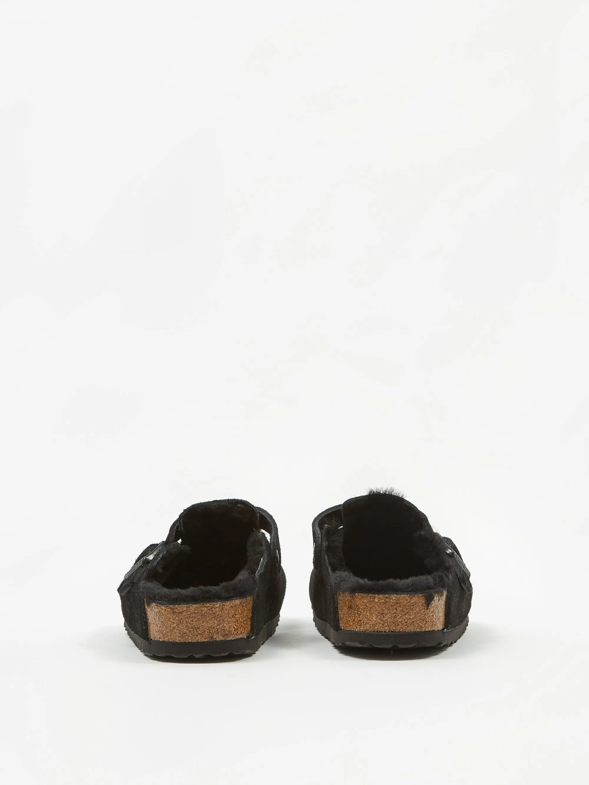 Birkenstock Boston Fur W - Black