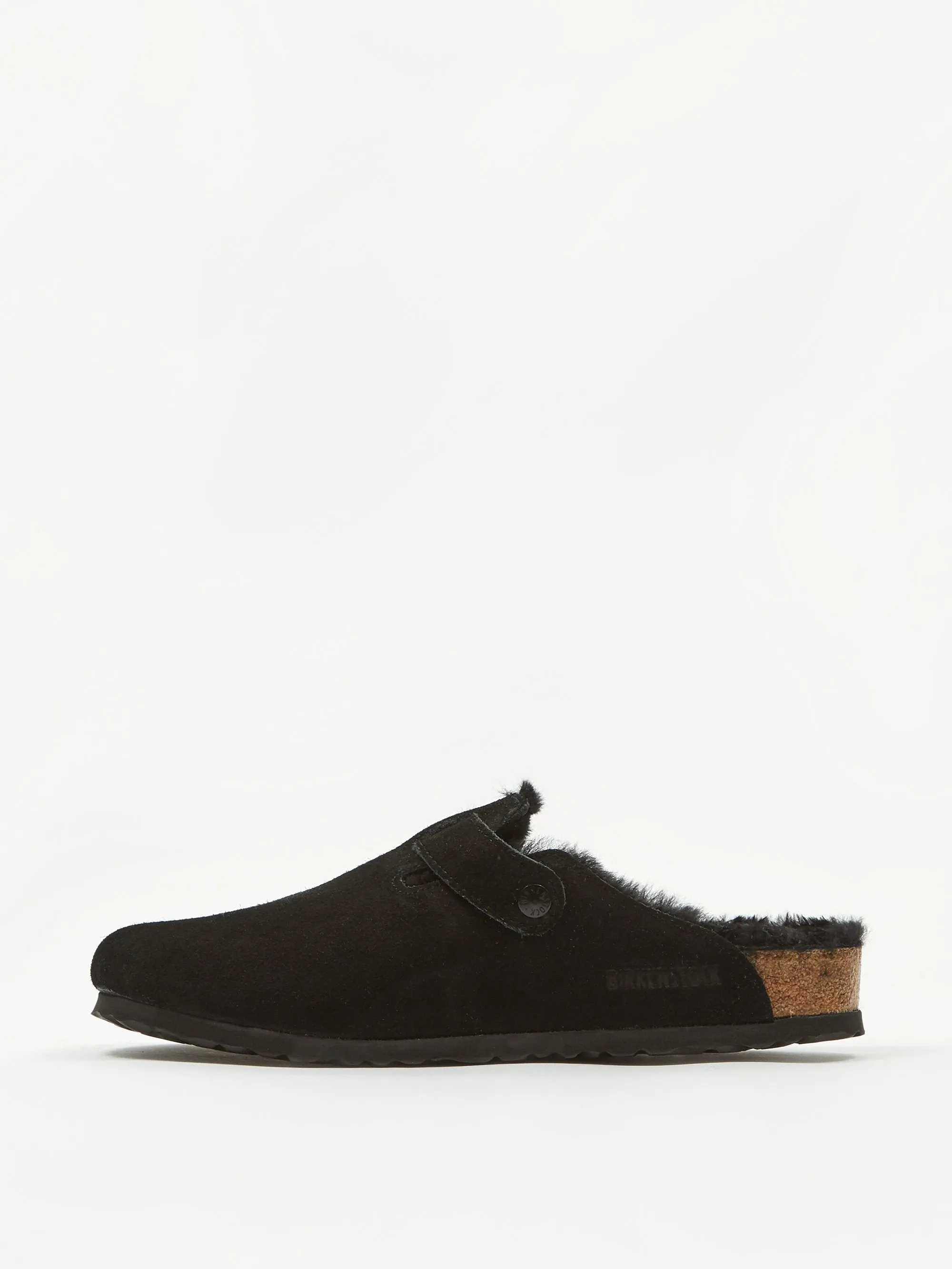 Birkenstock Boston Fur W - Black