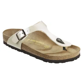 Birkenstock Classic, Gizeh, Birko-Flor, Regular Fit, Pearl White