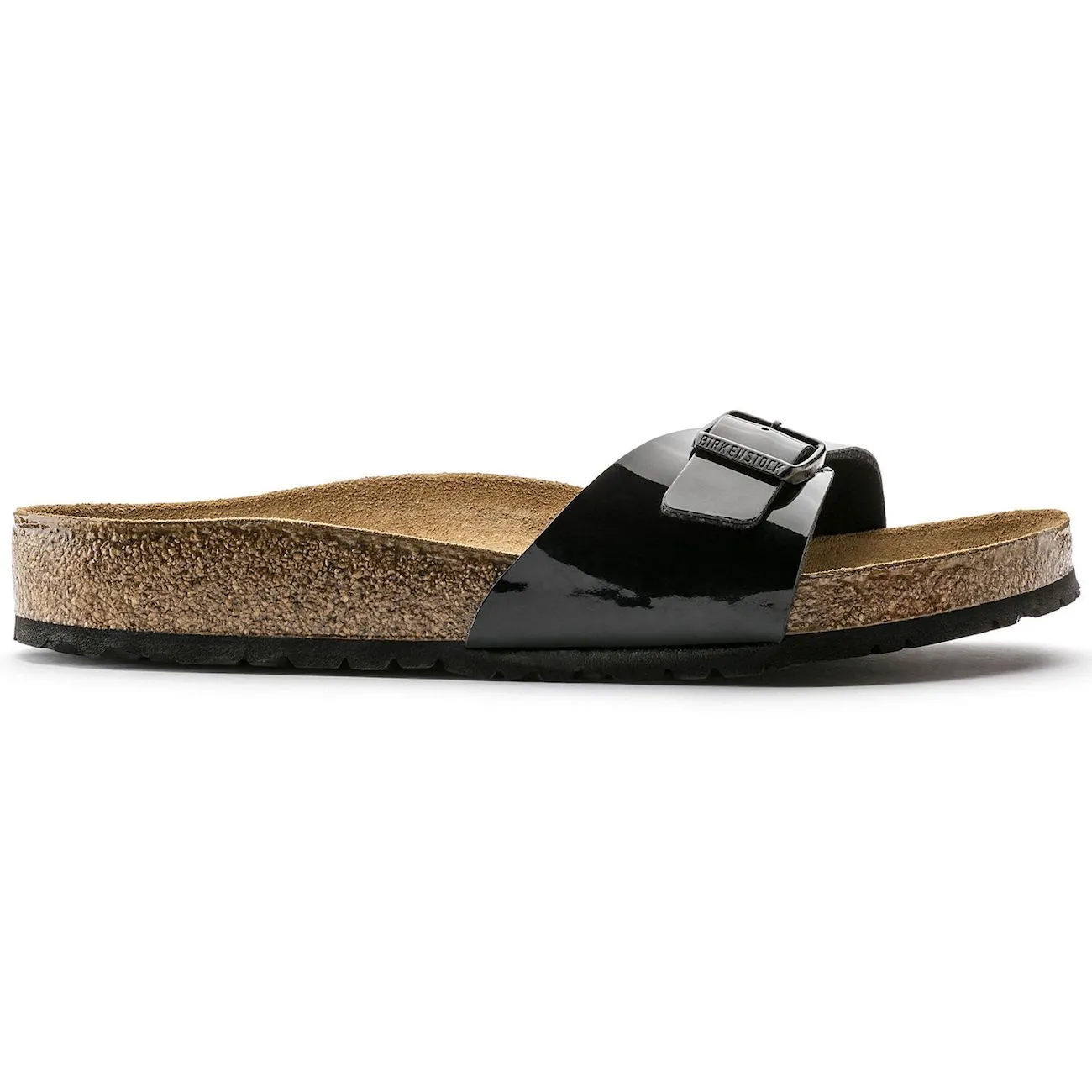 Birkenstock Classic, Madrid, Birko Flor, Regular Fit, Black Patent