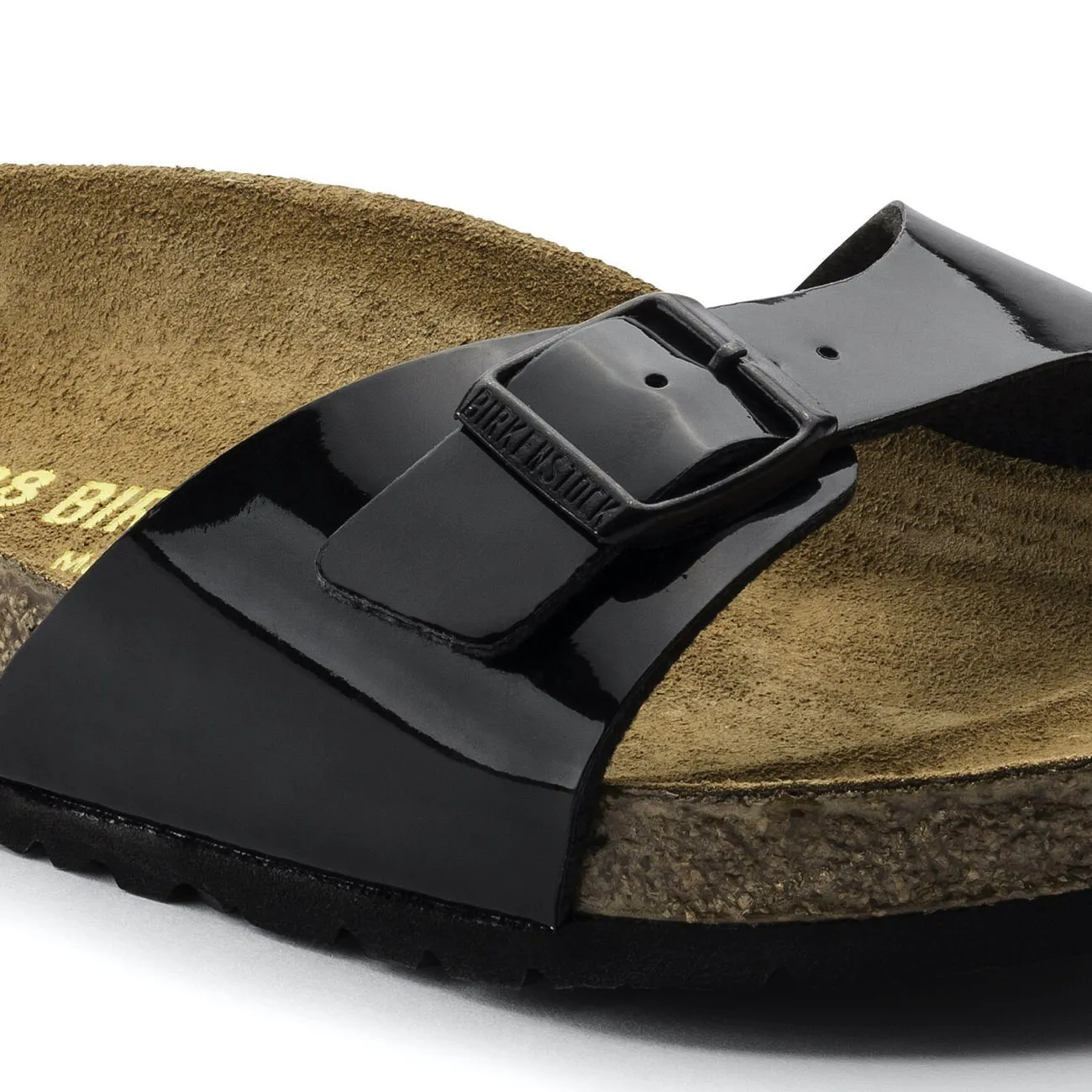 Birkenstock Classic, Madrid, Birko Flor, Regular Fit, Black Patent