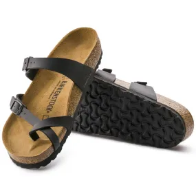 Birkenstock Mayari Womens Birko Flor Black NARROW Width