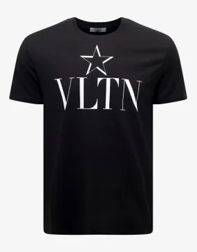 Black VLTNSTAR Print T-Shirt -