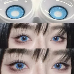 blue contact lenses (two pieces)  KF83253