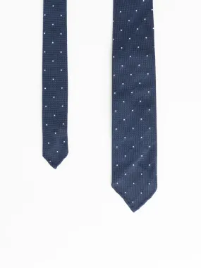 Blue/White Dotted Tie