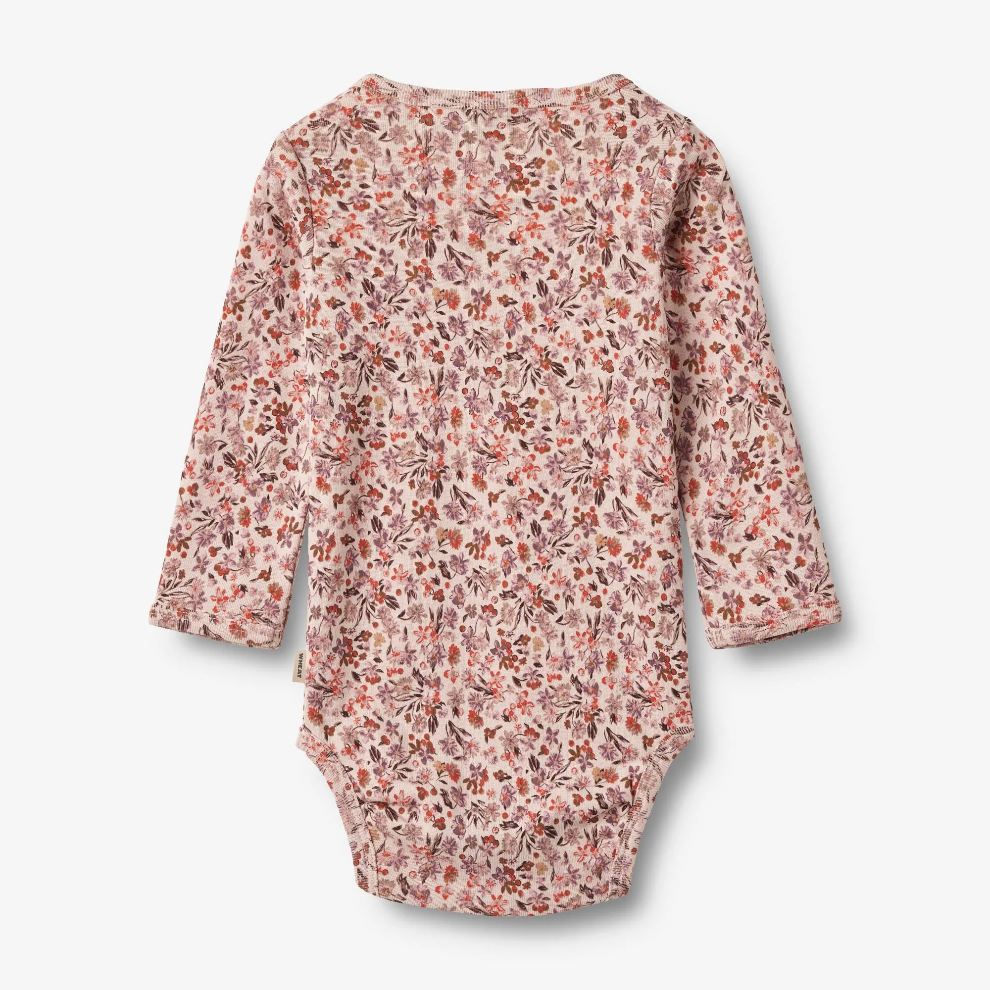 Body L/S Liv - pale rose flowers