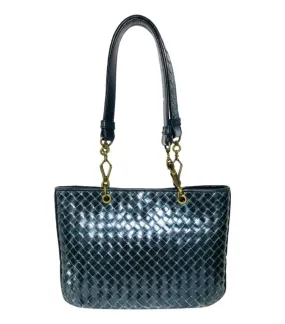 Bottega Veneta Metallic Leather Shopper Bag