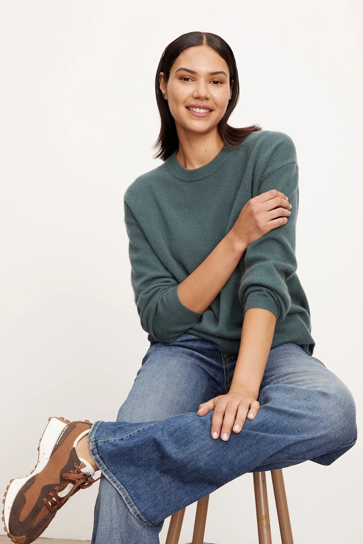 BRYNNE CASHMERE CREW NECK SWEATER