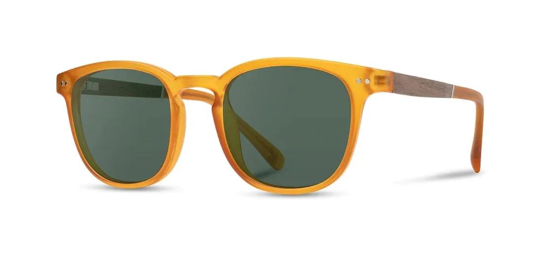 CAMP Eyewear Topo Sunglasses Matte Orange | Walnut