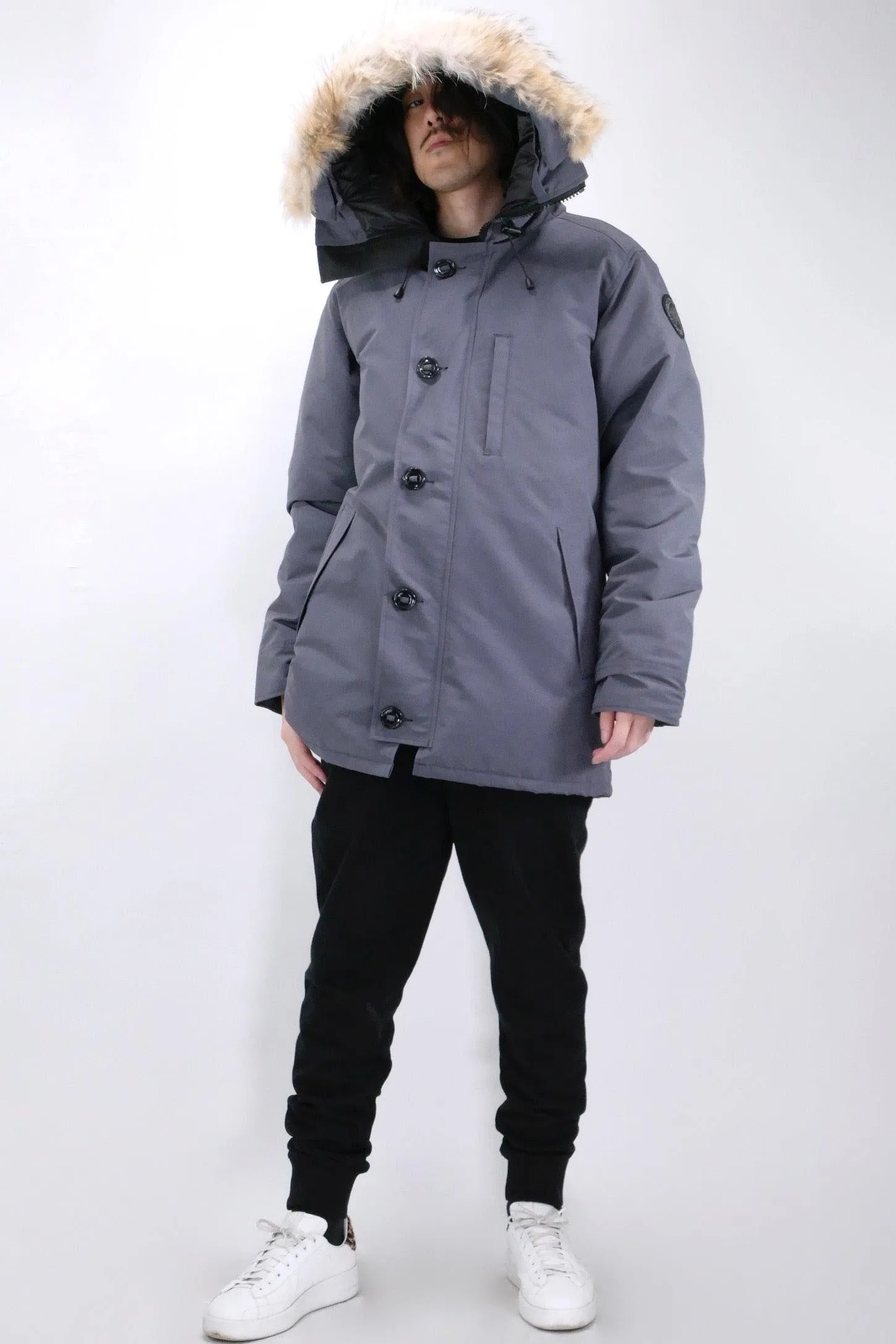 Canada Goose Mens *Parka Chateau Black Label - Titanium