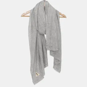 Cashmere Scarf - Silver Fox