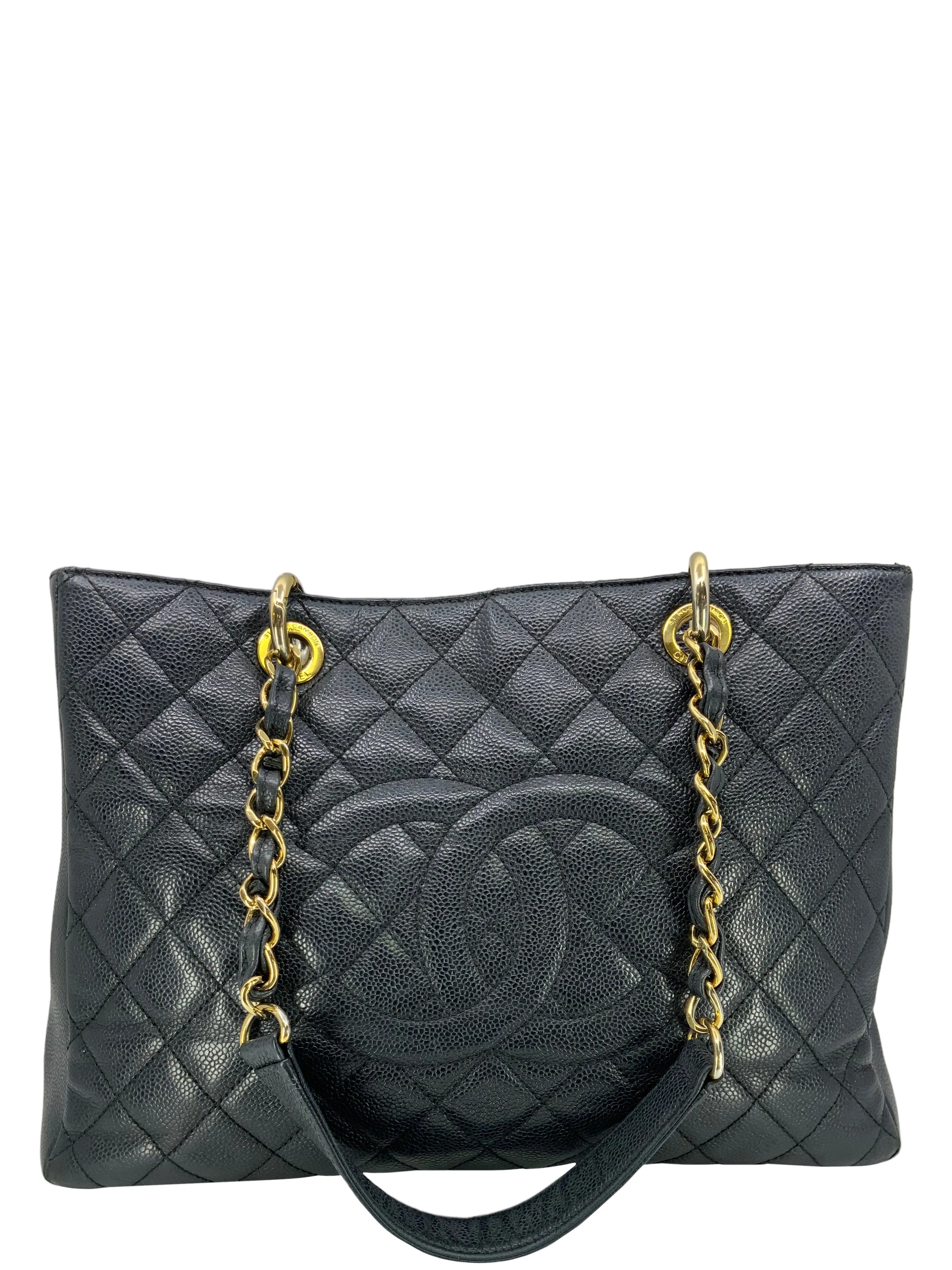 Chanel Caviar Leather GST Grand Shopping Tote Bag