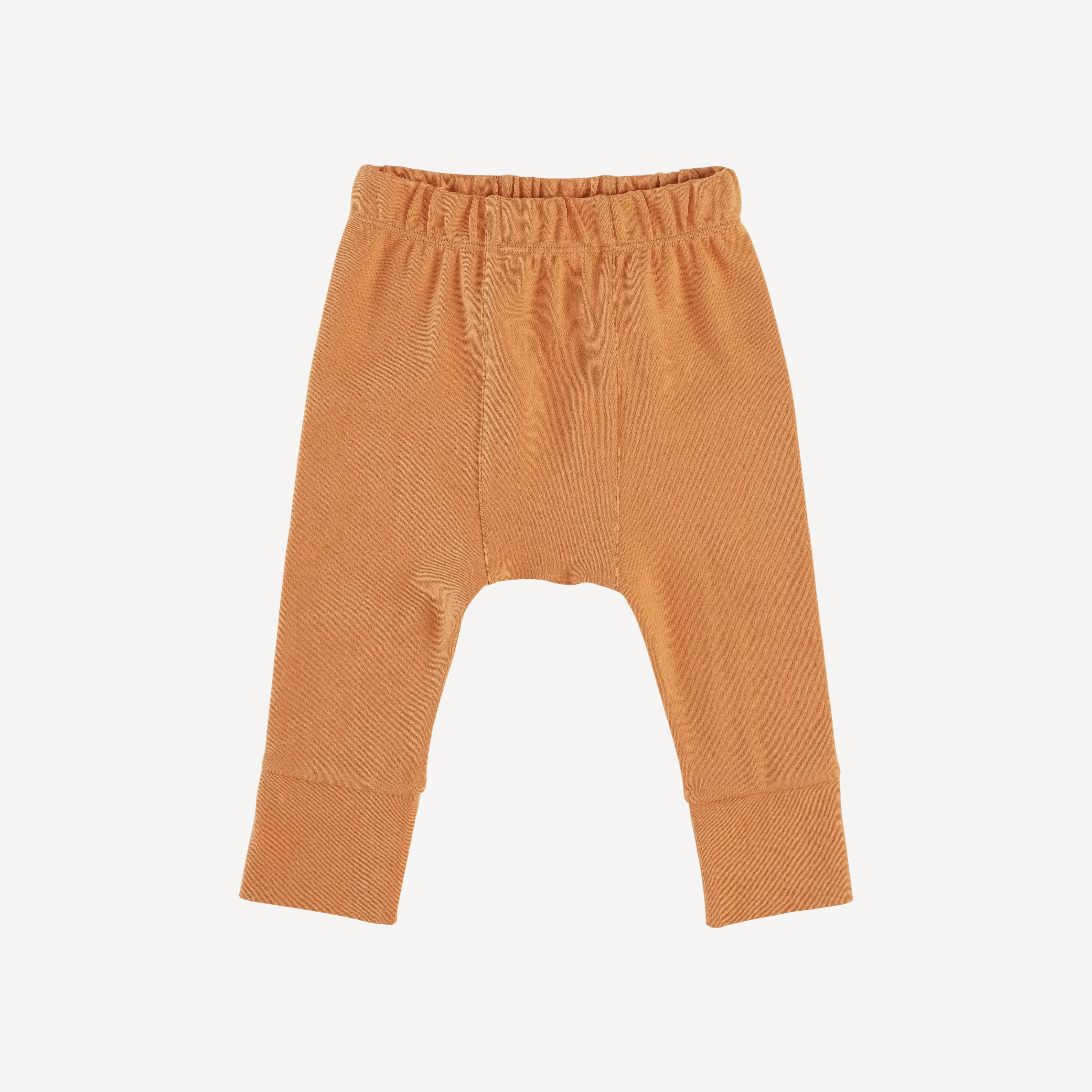 classic panda pant | caramel | organic cotton interlock