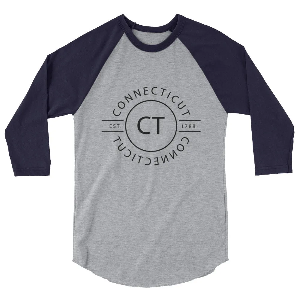 Connecticut - 3/4 Sleeve Raglan Shirt - Reflections