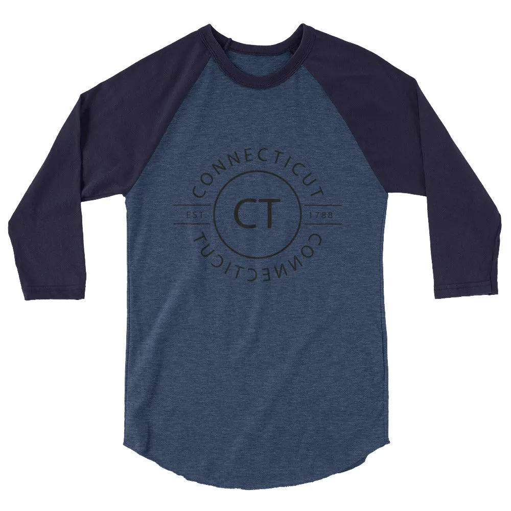 Connecticut - 3/4 Sleeve Raglan Shirt - Reflections