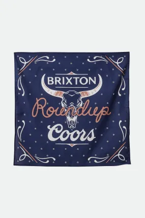 Coors Charter Bandana - Navy