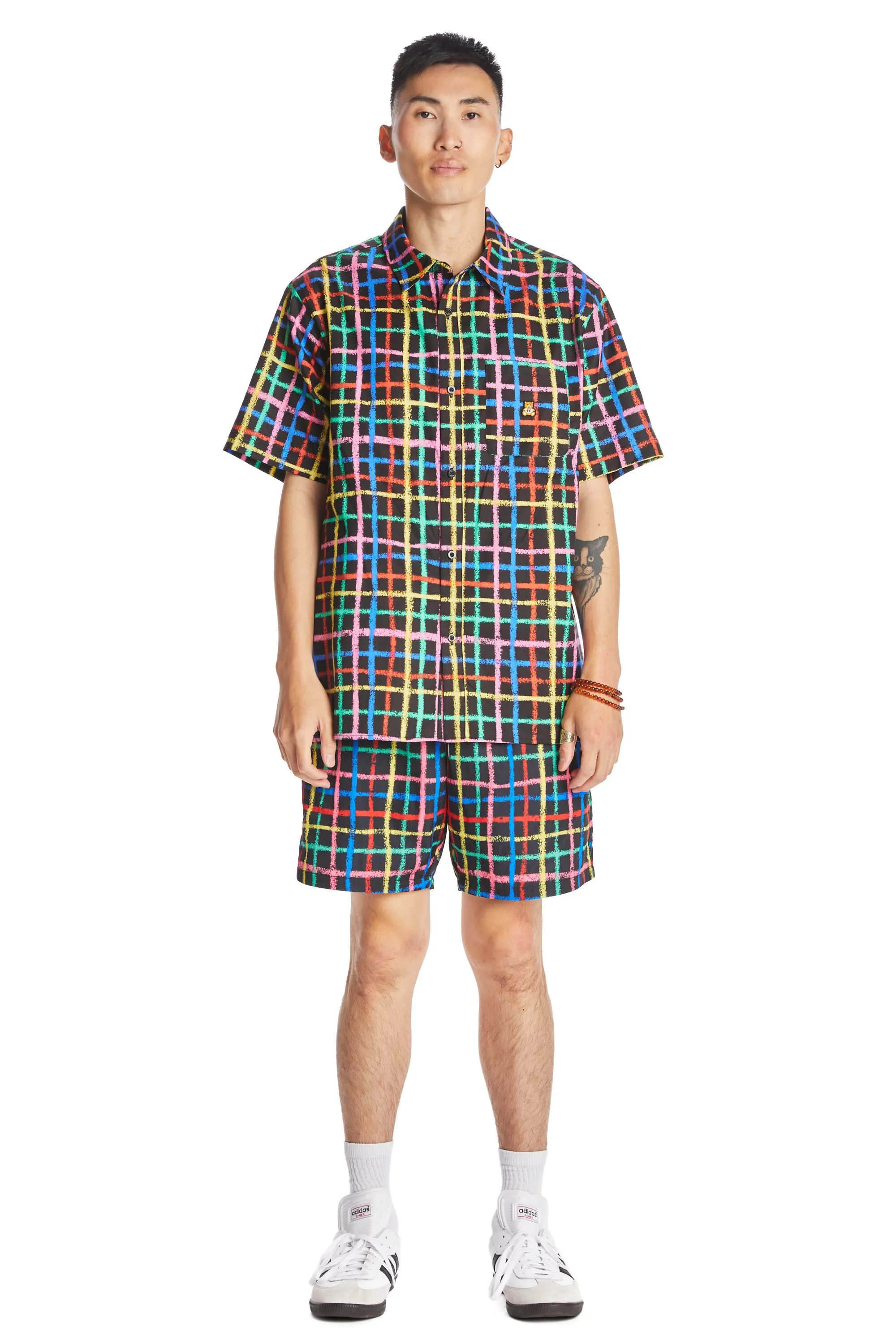 Crayon Checkered Camp Shirt