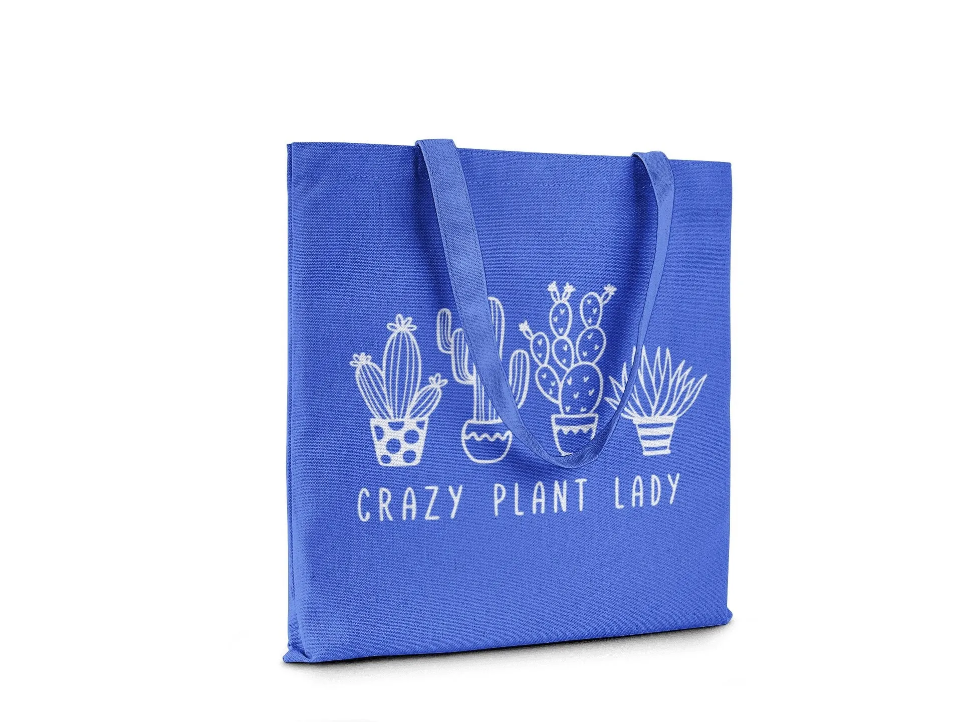 Crazy Plant Lady || Organic Cotton Tote Bag