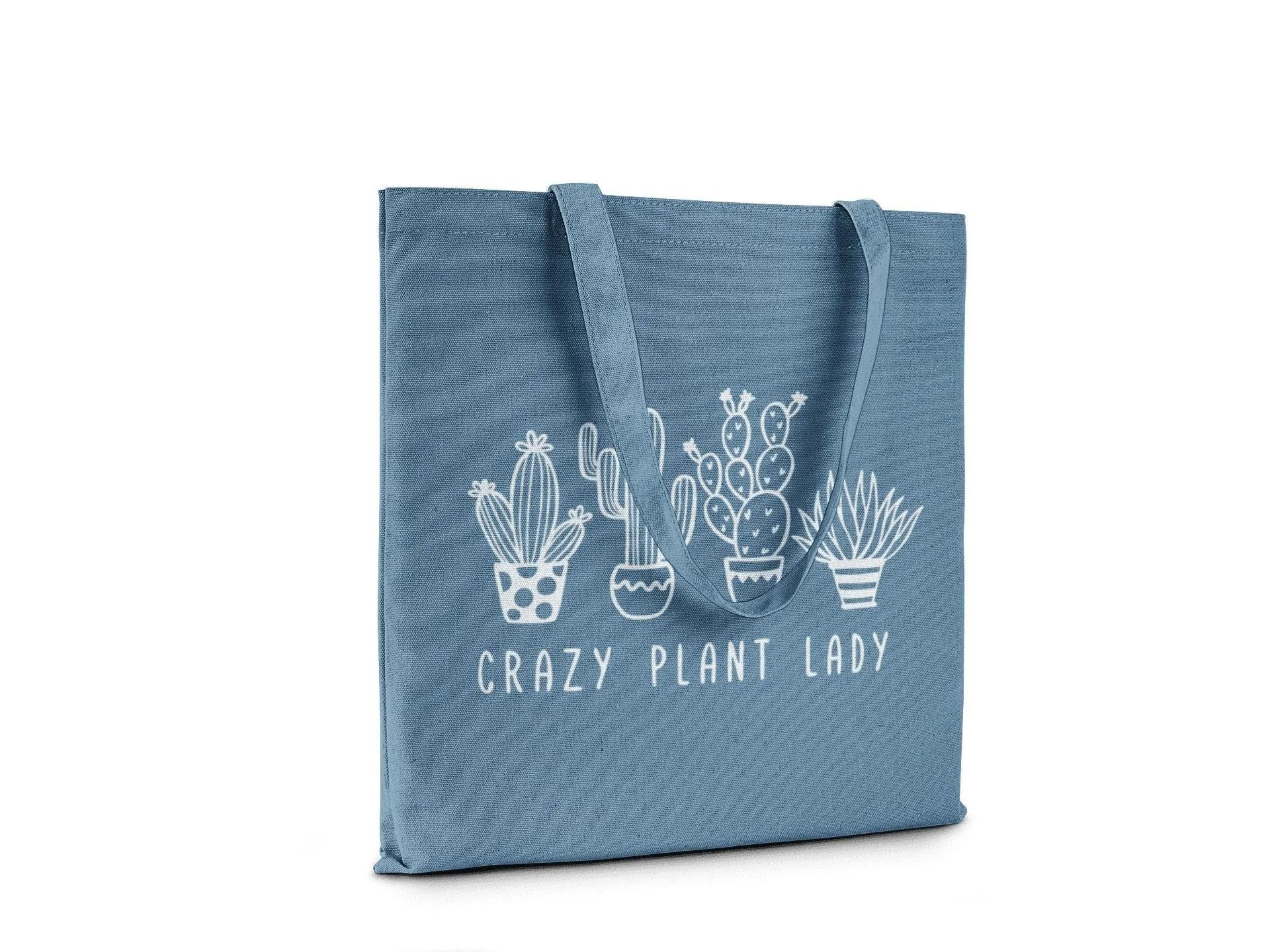 Crazy Plant Lady || Organic Cotton Tote Bag