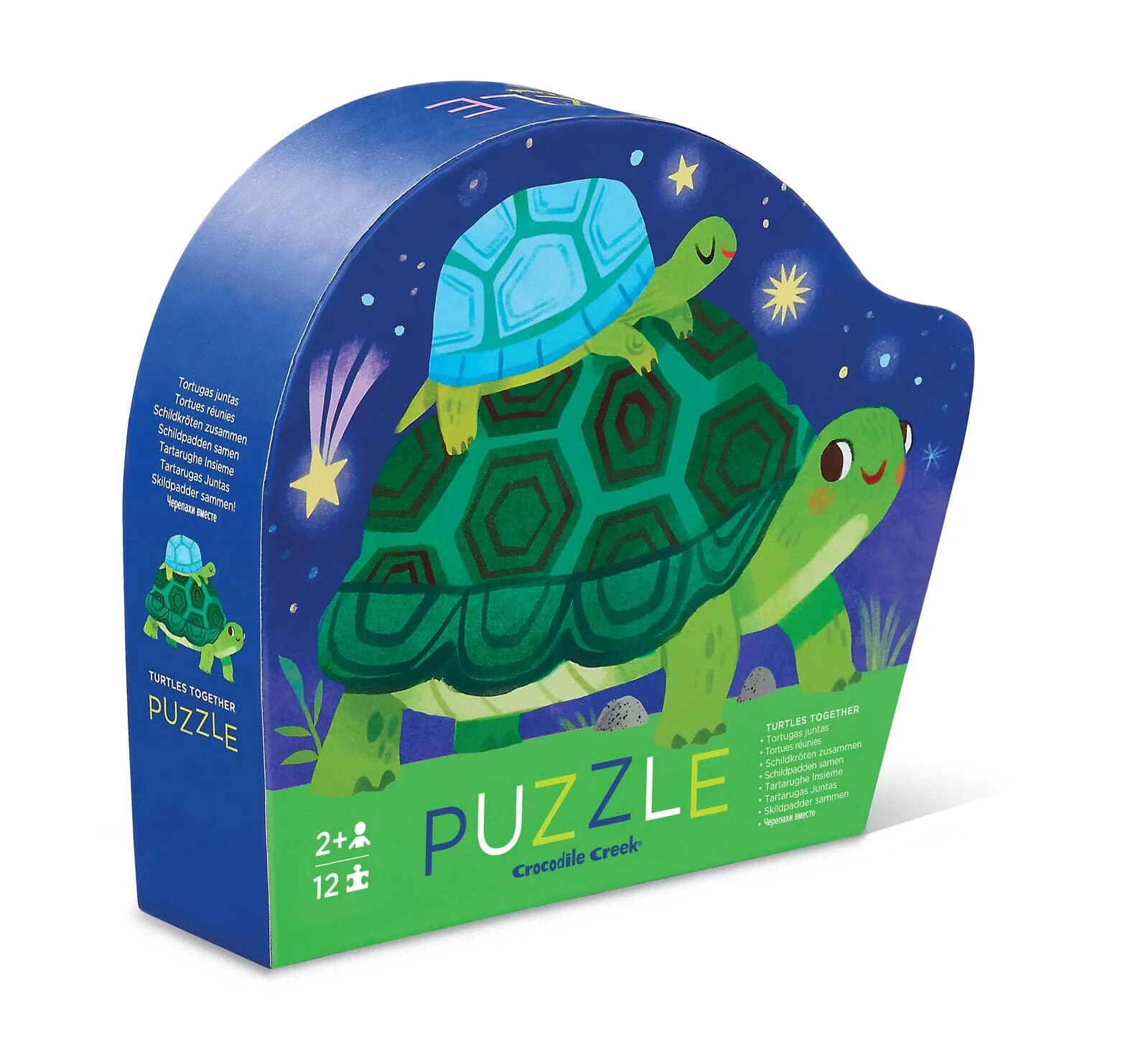 Crocodile Creek - Mini Puzzle 12pc -Turtles Together