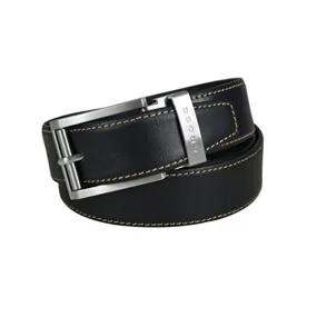 Cross Belt Pamplona35Mm Pronged Buckle Black 3031