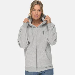 Cross Full Zip Sweatshirt Hoodie