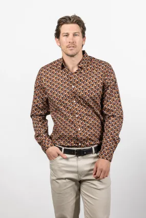 Cutler & Co - Blake Shirt - Chocolate