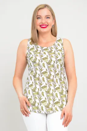 Dena Tank, Panama, Linen Bamboo - Final Sale