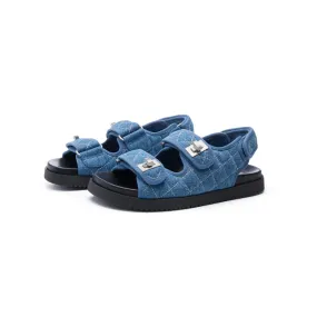 Denim Chunky Sandal 5704 Blue