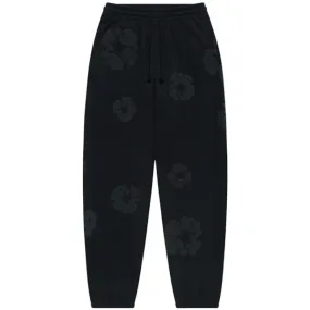 Denim Tears Cotton Wreath Sweatpants Black Monochrome