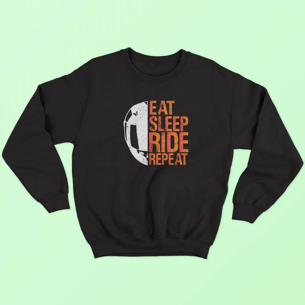 Eat Sleep Ride Repeat Sweatshirt