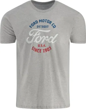 Ford Motor Co. Red, White, Blue Men's T-Shirt