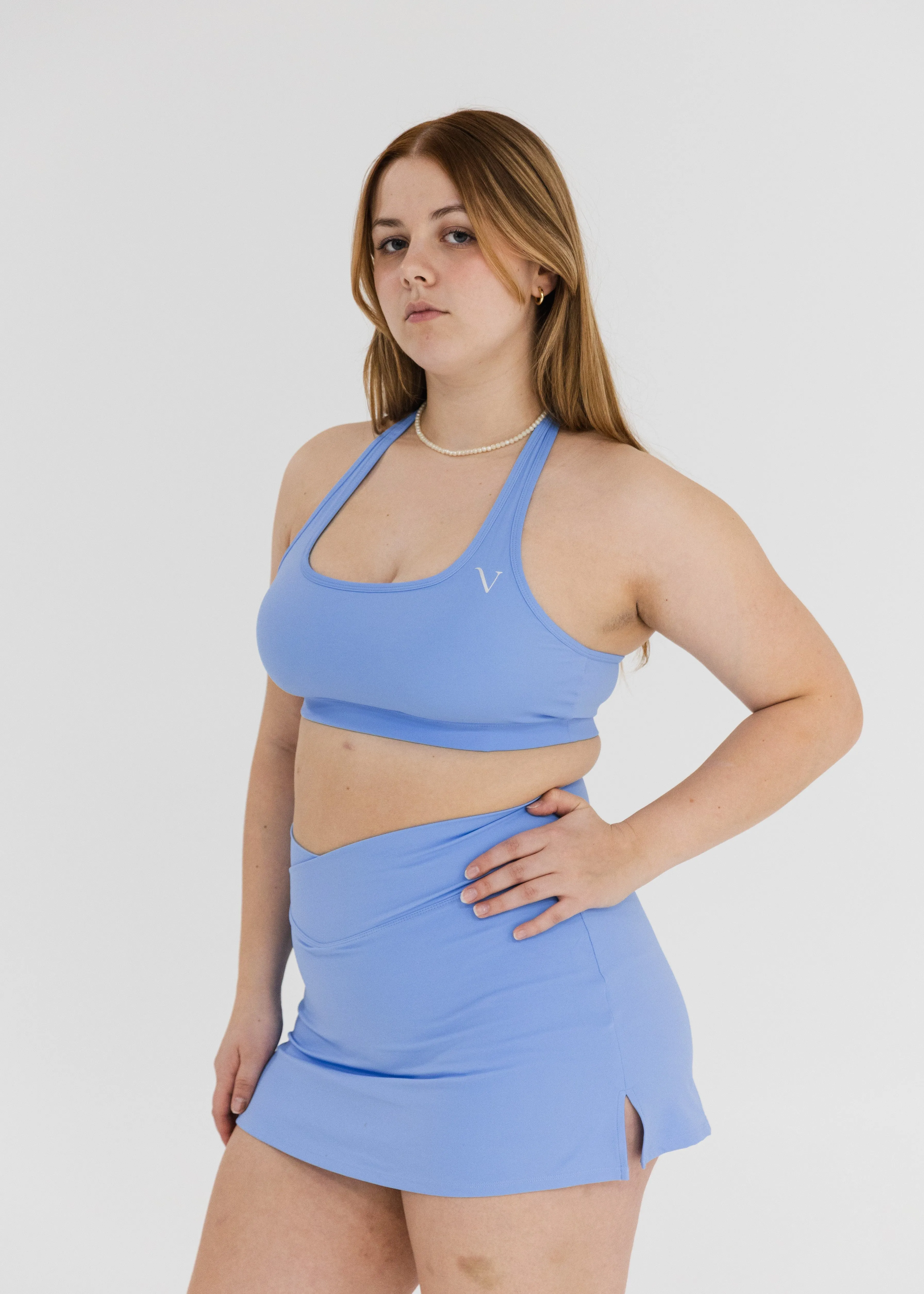 Formfit Move Halter Sports Bra Sky Blue