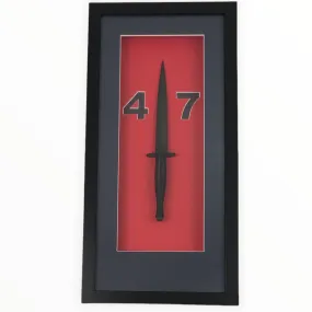 Framed Commando Dagger - 47 Commando